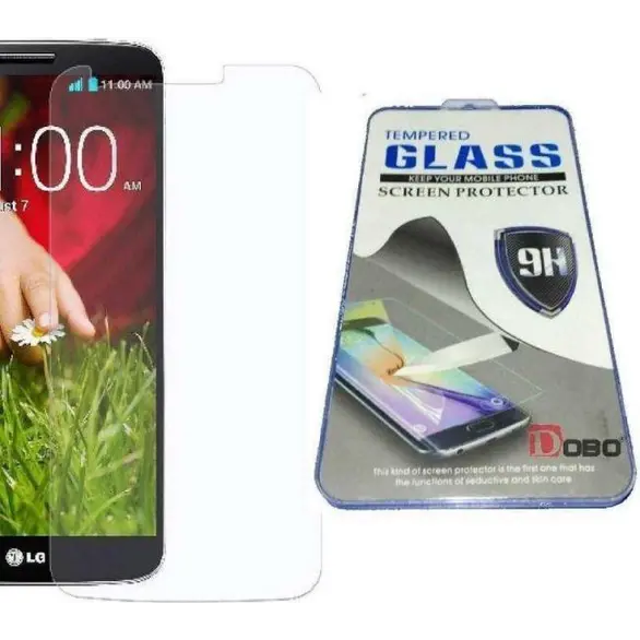 Schutzfolie aus gehärtetem Glas Anti-Blasen-Displayschutzfolie für LG G2