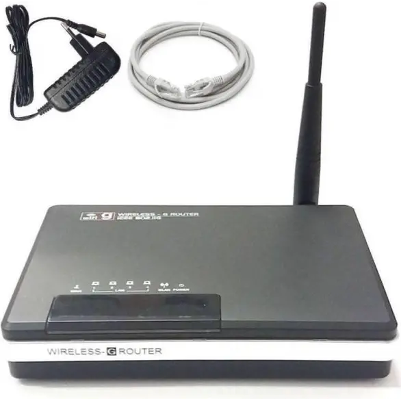 Drahtloser Internet-Router Wi-Fi 4 Ethernet 802.11b/g LAN ADSL WAN UPnP WPA-PSK