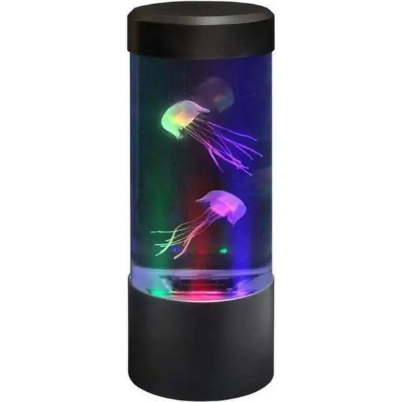 LED-Lampen-Simulation Aquarium-Effekt entspannende Home-Office-Tischlampe