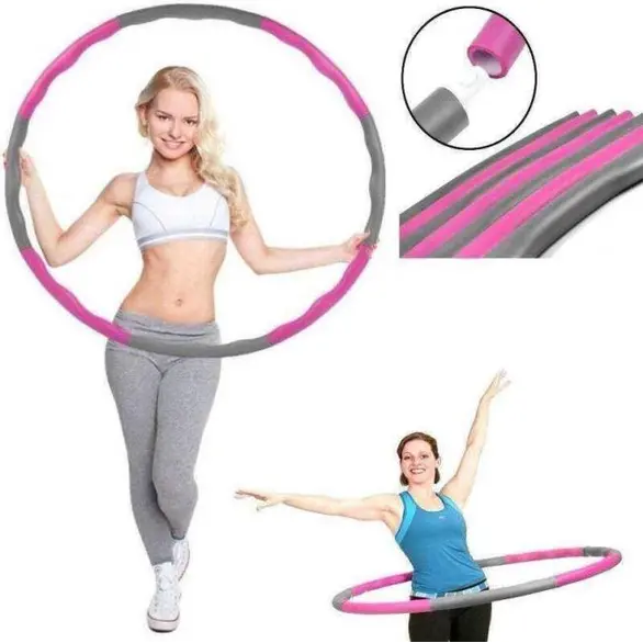 Hula-Hoop-Schaum modular abnehmbare perfekte Bauchmuskeln und Hüften 95 cm