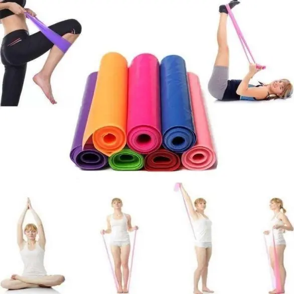 2X Stretchband Yoga Pilates Stretch Stretcher Extender Fitness Sport Crossfit