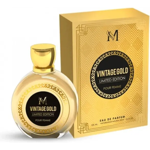 Vintage Gold Limited Edition Parfum für Damen 100 ml Eau de Toilette pour Femme