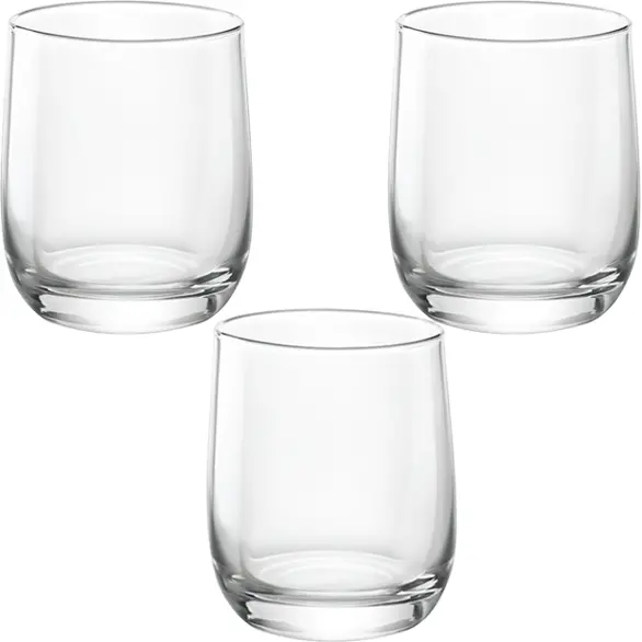 3x Wassergläser Mod. Loto Wein 19cl Küchenglas Tischglas