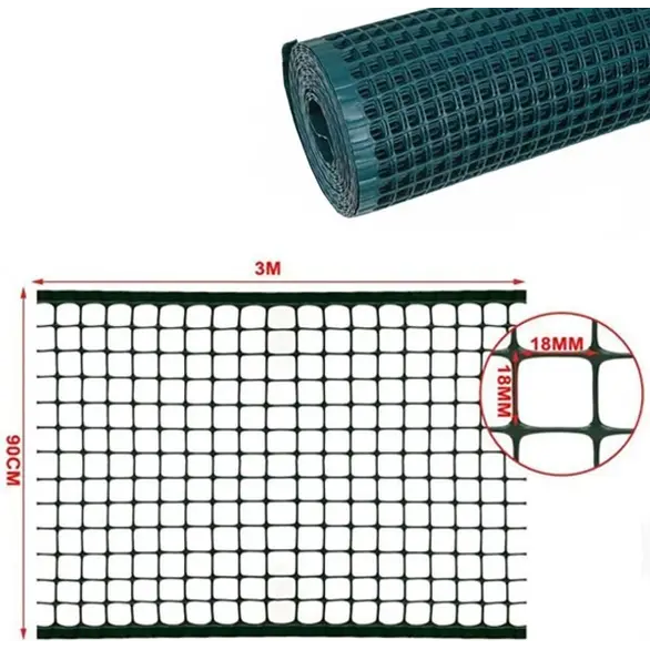 Balkonnetz für Geländerzaun 90 cm x 3 m schützender laminierter Kunststoff