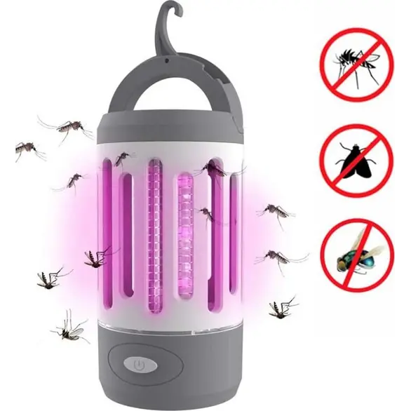 Elektrische Moskitonetz-Taschenlampe LED Camping Mückenschutz 3W wiederaufladbar