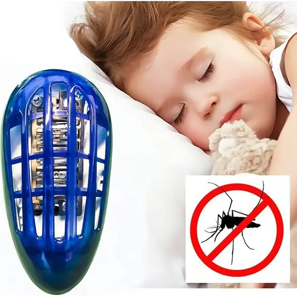 Elektrisches Moskitonetz direkter Angriff Steckdose LED-Lampe Insekten Mücken