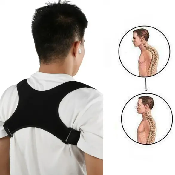Haltungskorrektur Rückenstützband Schulterhaltung Bürosport
