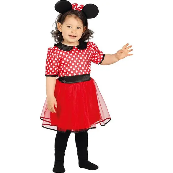 Minnie Mouse Kostüm für Mädchen Karnevalskleid 12–24 Monate Halloween (12-18...
