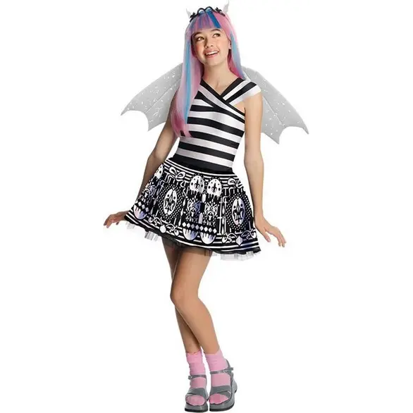 Monster High Rochelle Goyle Halloween-Karnevalskostüm für Mädchen S-M (M)