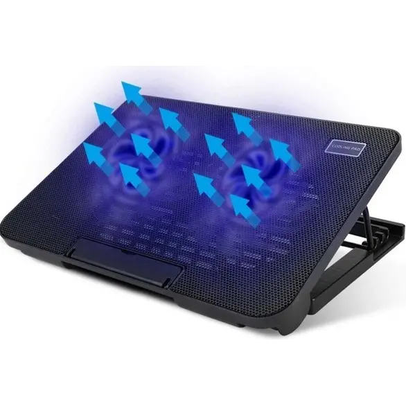 Basisunterstützung Kühlung Notebook PC Laptop 2 Lüfter USB-Kühlkörper