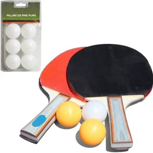 Ping-Pong-Set, 2 Schläger und Tischtennisbälle, 3 oder 9 Bälle (2 Schläger...