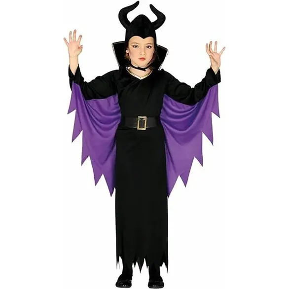 Maleficent Halloween Kostüm Disney Verkleidung für Mädchen 3-12 Jahre...