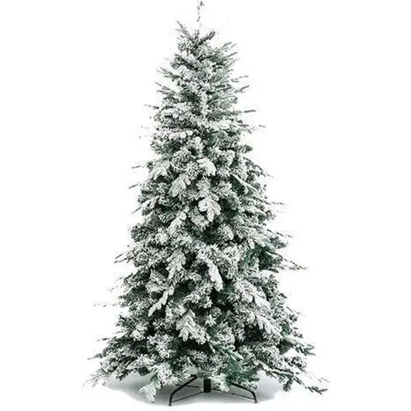 Dicker künstlicher schneebedeckter Weihnachtsbaum mit Schneeeffekt 150-240 cm...