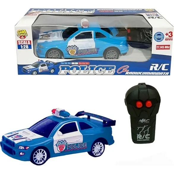 Ferngesteuertes Auto für Kinder, Polizei-Spielzeugauto, ferngesteuertes RC-Auto