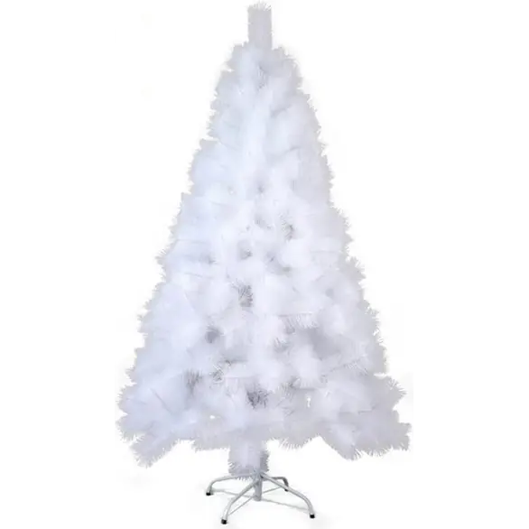 Realistischer künstlicher weißer Weihnachtsbaum mit Metallstütze, 90–180 cm...