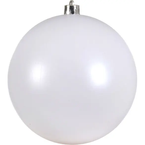 Weihnachtskugel, 20 cm, weiße Kugel, Dekoration für Baum-Weihnachtsdekorationen