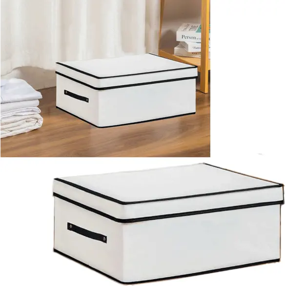 Platzsparende Kleiderbox Kleiderschrank-Organizer Kleiderbehälter 48x28x38 cm