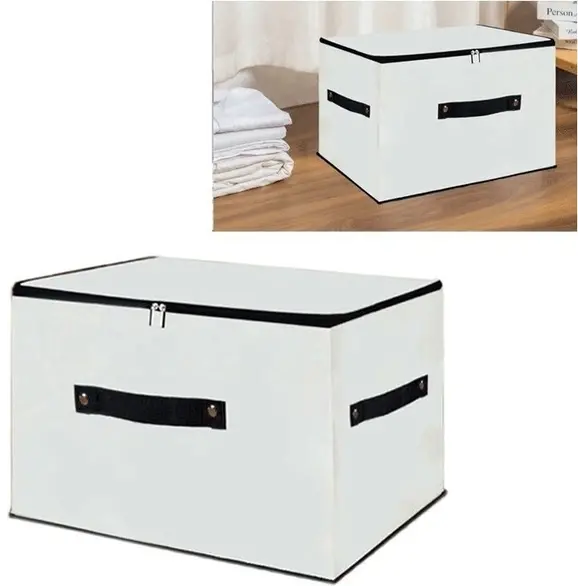 Platzsparende Kleiderbox Kleiderschrank-Organizer Kleiderbehälter 35x26x20 cm