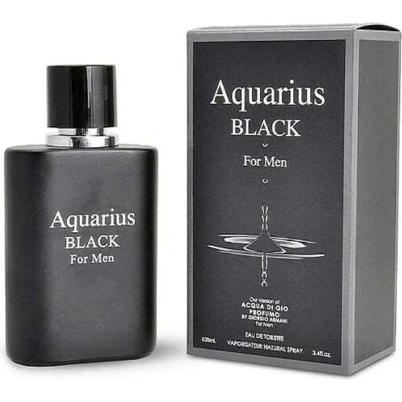 Aquarius Black Herrenparfüm 100 ml Eau de Toilette Spray Geschenkidee für Ihn