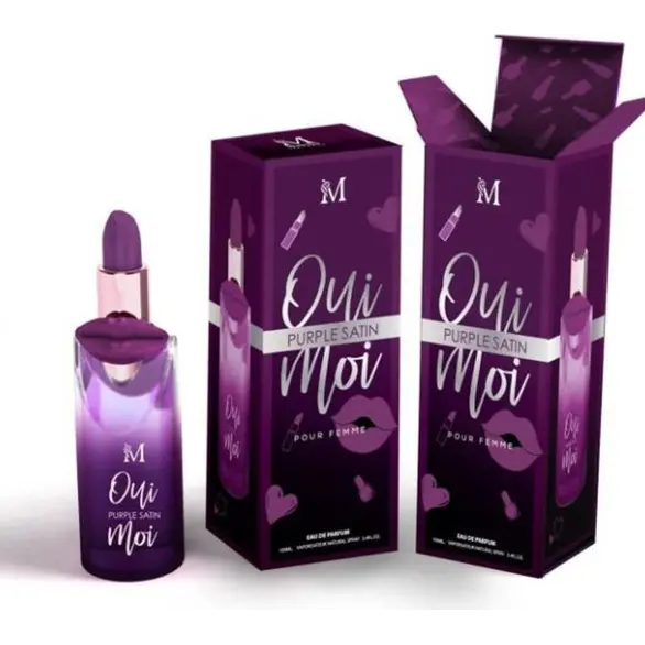 Damenparfüm Oui Moi Purple Satin Eau de Parfum pour Femme 100 ml Geschenk