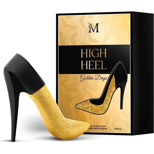 High Heel Golden Days Damenparfüm Eau de Parfum Pour Femme 90 ml Geschenk