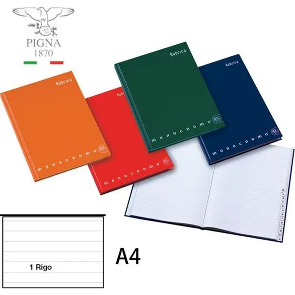 3-teiliges Set, gebundenes Telefonbuch, 96 A4-Blätter, einfarbig