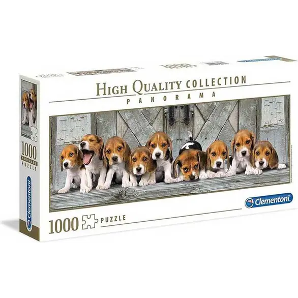 Puzzle 1000 Teile Beagle Welpen Hunde Tiere Welpen Hohe Qualität 98x33 cm