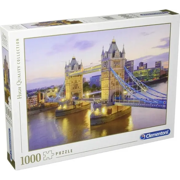 Puzzle 1000 Teile London Tower Bridge Turm Brücke Themse 69x50 cm