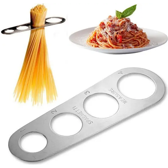 Spaghettimesser Spaghetti pasta für 1-4 Portionen in der Steel Pasta Küche