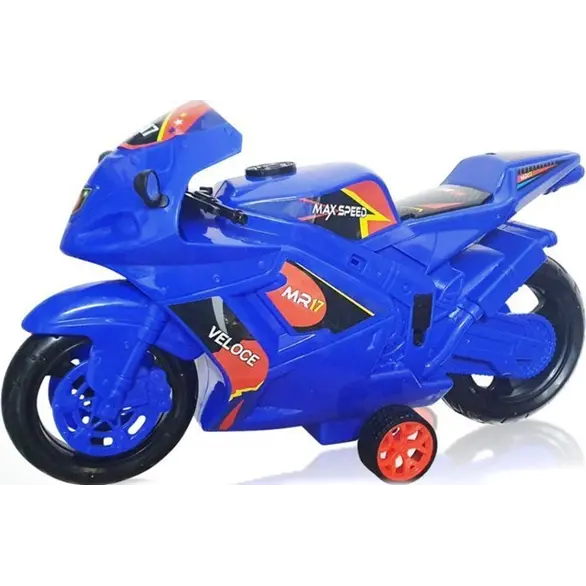 Rennmotorrad mit Kupplungsbetätigung, Spielspielzeug für Kinder, 40x25x15 cm