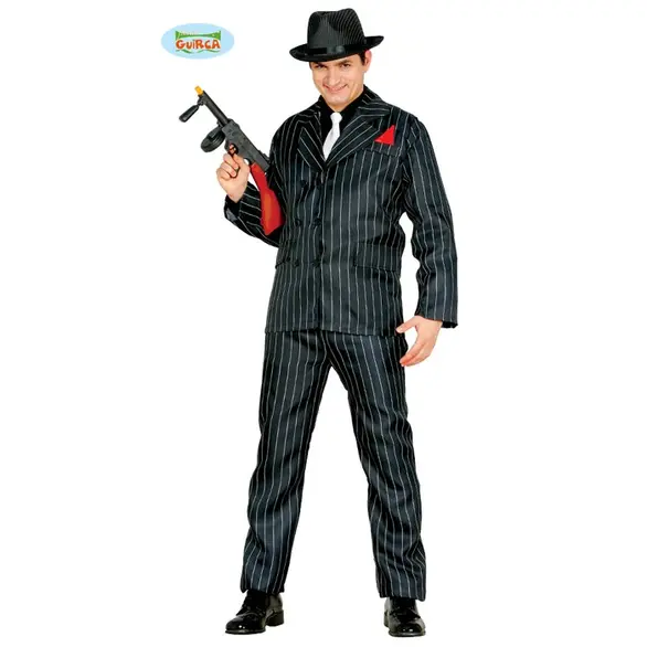 Karnevalskostüm Gangster Mafia Mann 1920er Jahre eleganter Anzug für...