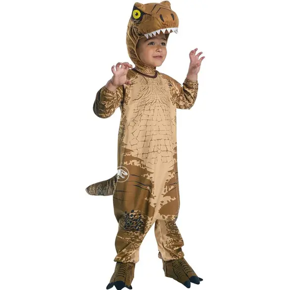 Karnevals-Dinosaurierkostüm mit T-REX-Tier, Unisex, für Kinder von 2-3 Jahren