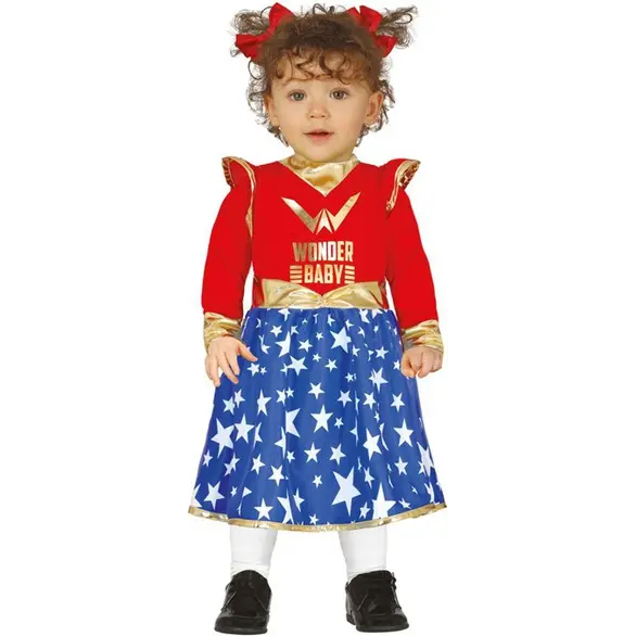 Karnevalskostüm Superheldin Super Wonder Baby Woman Neugeborene 12-24 Monate...