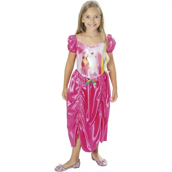 Karneval Barbie Prinzessin Cosplay Kostüm für Mädchen 3–10 Jahre Schulparty...