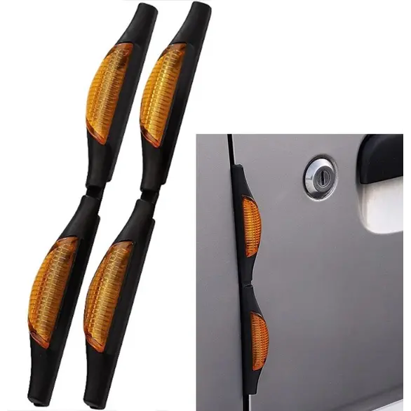 Ineinandergreifender Türschutz mit Reflektoren für Autostoßstangen, 20 cm