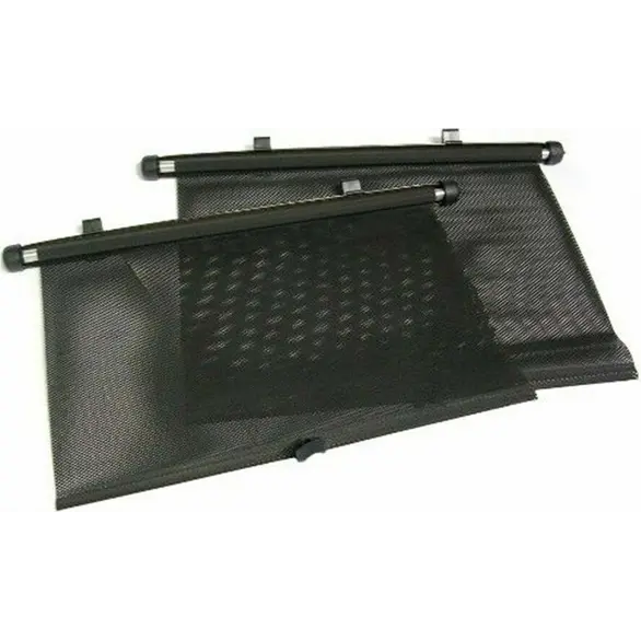 2 automatische Sonnenschutzrollos für Autos, 60 x 54 cm, Befestigungsset
