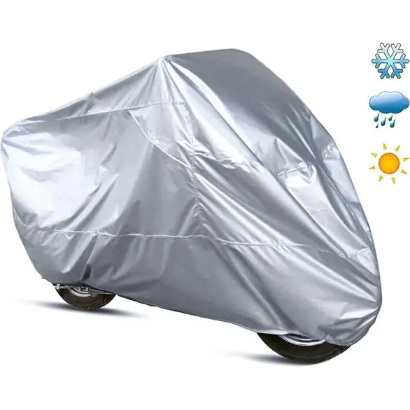 Wasserdichte Fleece-Abdeckung für Motorrad und Roller, Größe L, 228x99x124 cm