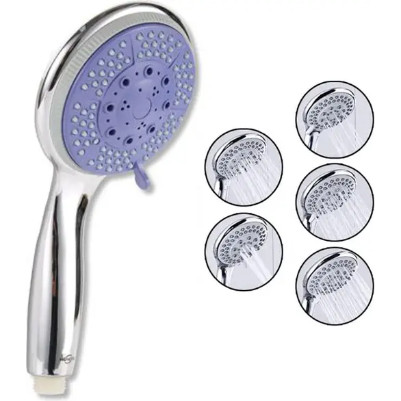 Mehrstrahl-Duschkopf Badezimmer-Duschwanne Duschtelefon 5 verstellbare Düsen