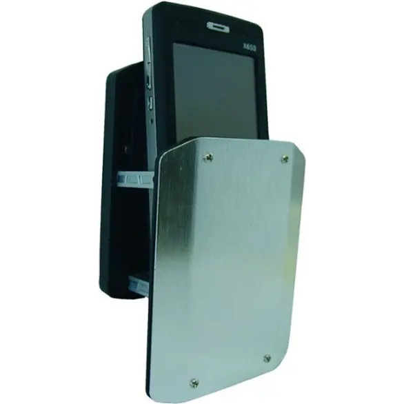 Handyhalterung, Smartphone-Autohalterung für Lüftungsschlitze, Grau