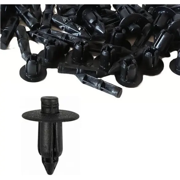240 Stück Nieten-Befestigungsklammern aus schwarzem Kunststoff für Auto- und...