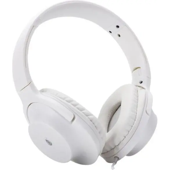 Over-the-Ear-Kopfhörer mit weißem Mikrofon, kabelgebundene Ohrhörer,...
