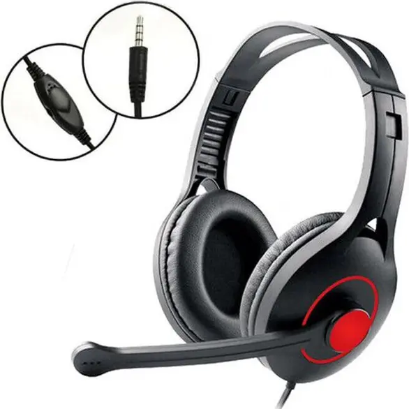 Gaming-Kopfhörer mit Mikrofon für PC-Spiele, 3,5-mm-Klinkenstecker mit Kabel,...