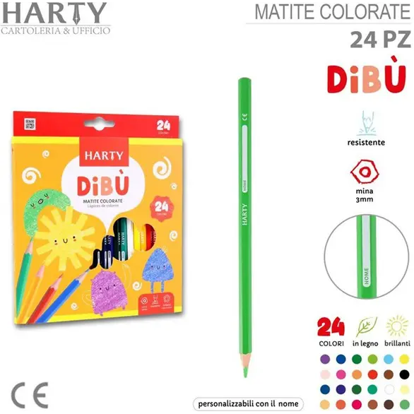 Buntstifte, Buntstifte, 12 Stück/24 Stück, gemischte Farben, Etui für Kinder...