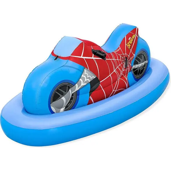 Spider-Man aufblasbares Aufsitzmotorrad Kinder Meer Pool Sommer Bestway