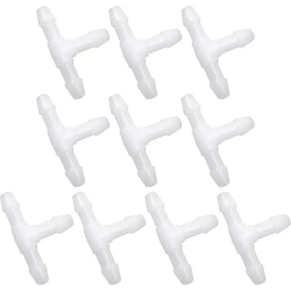 120 weiße T-Stücke, Scheibenwischerflüssigkeit, 3-Wege-Anschluss