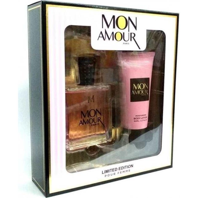 Geschenkset Mon Amour Parfümspray + Bodylotion für Damen / Für Sie