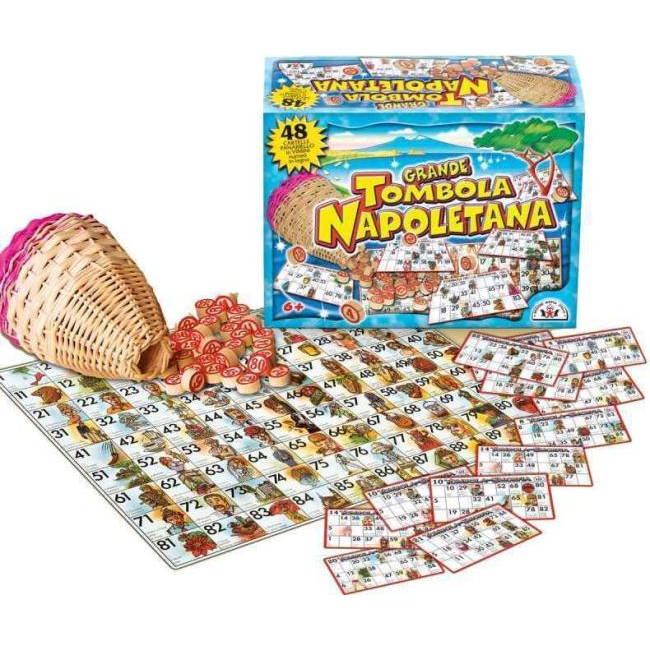Neapolitan Bingo La Smorfia 48 Ordner Zahlen Panaro Great Christmas Board