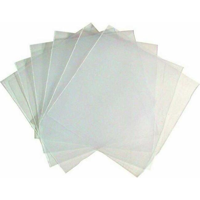 100 CD-Taschen transparente PVC-DVD-Hülle leer mit Klappverschluss 2
