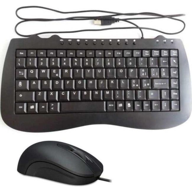 Kabelgebundener PC USB-Tastatur-Maus-Kit USB-Kabel Multimedia-Tastatur Computer