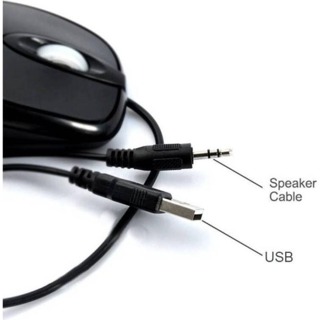 Optische Maus Mini-Lautsprecher Lautsprecher USB-Kabel drei Tasten Computer...